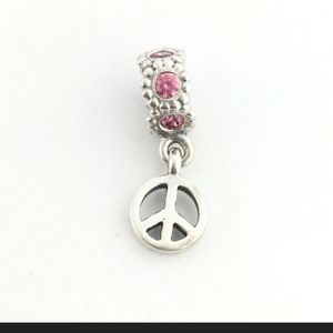 Pandora dangle charm Peace Sign